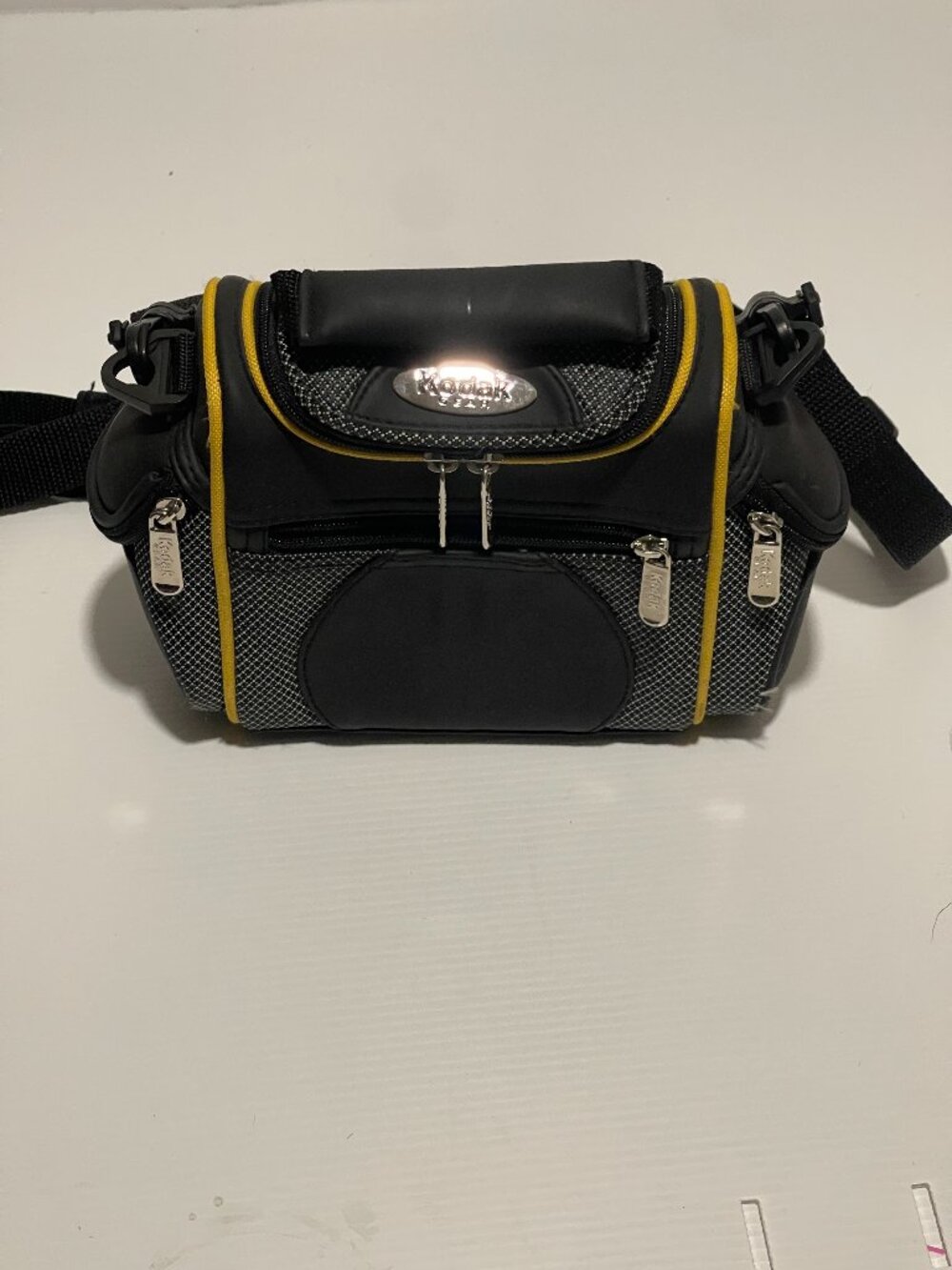 Vintage Kodak Shoulder Black and Yellow Camera Bag